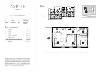 mieszkanie na sprzedaż 53m2 mieszkanie Bydgoszcz, Toruńska