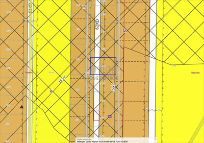 Do sprzedania działka 1000 m² z planem pod dom jednorodzinny działka Rozalin, Młochowska