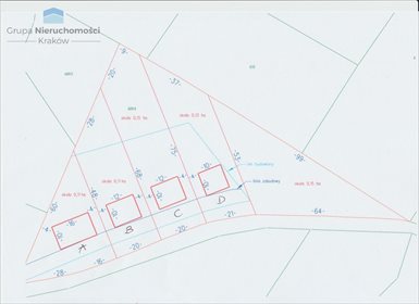 działka na sprzedaż 1500m2 działka Krzyszkowice