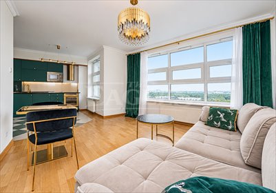 Sprzedam przestronne 49,9 m² na 14. piętrze z garażem w Warszawie mieszkanie Warszawa, Śródmieście, Aleja Jana Pawła II