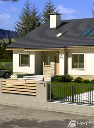 Nowogard, dom bliźniak 142m2 z możliwością aranżacji dom Nowogard, Obrzeża miasta