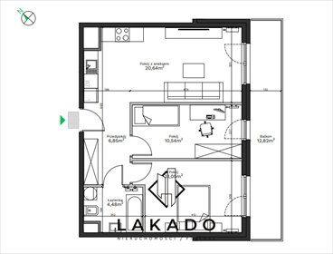 mieszkanie na sprzedaż 56m2 mieszkanie Kraków, Podgórze Duchackie, Adama Bochenka