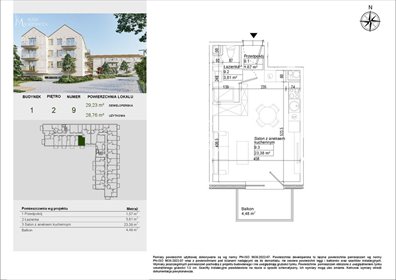 mieszkanie na sprzedaż 29m2 mieszkanie Osielsko, Aleja Adama Mickiewicza