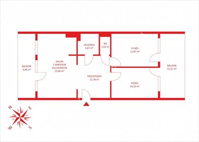 mieszkanie na sprzedaż 62m2 mieszkanie Gdańsk, Ujeścisko, Przemyska