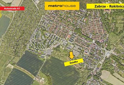 działka na sprzedaż 2720m2 działka Zabrze, Rokitnica, Budowlana