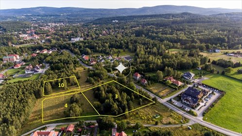 działka na sprzedaż 3359m2 działka Polanica-Zdrój, Zdrojowa