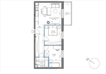 mieszkanie na sprzedaż 60m2 mieszkanie Bydgoszcz, Kapuściska, Sandomierska