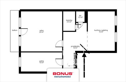 Mieszkanie 63 m² na Os. Bukowym - zapraszam mieszkanie Szczecin, Os. Bukowe, Brązowa