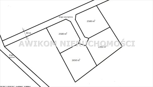 działka na sprzedaż 2500m2 działka Antoniew