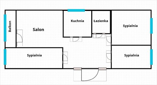 mieszkanie na sprzedaż 51m2 mieszkanie Warszawa, Bielany Wawrzyszew, Williama Szekspira