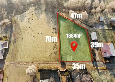 działka na sprzedaż 1886m2 działka Meszna, Rolnicza