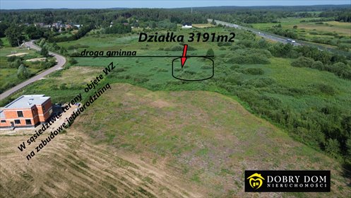 działka na sprzedaż 3191m2 działka Sochonie