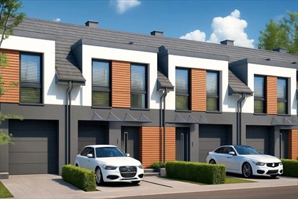 Nowoczesny dom szeregowy 95,85 m² z ogrodem w Rzeszowie polecam dom Rzeszów, Beskidzka
