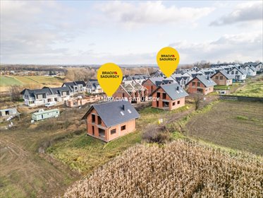 Nowoczesne domy na granicy Krakowa – 130 m2, działki 579 m2 dom Dojazdów, Jarzębinowa