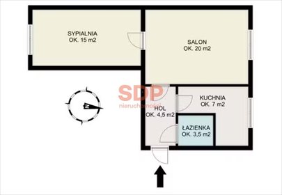 Dwupokojowe mieszkanie 50 m² w kamienicy (Wola, Warszawa) mieszkanie Warszawa, Wola, Młynów, Długosza Jana
