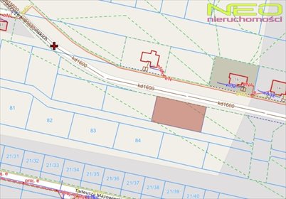 Działka 1300 m² pod dom w spokojnej okolicy z mediami działka Częstochowa, Kiedrzyn