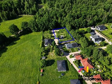 Działka 1503 m² z mediami, las i dojazd asfaltowy działka Zielona Góra, Ochla