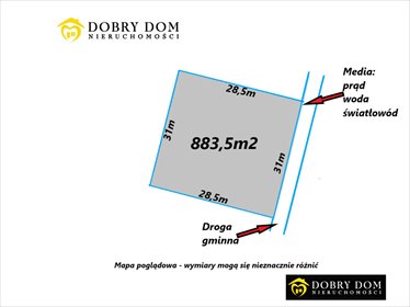 działka na sprzedaż Krynice 883,50 m2