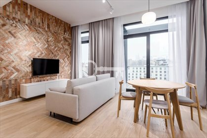 Nowoczesny 46m² apartament z dużym tarasem w Powiśle. mieszkanie Warszawa, Śródmieście Powiśle, Leszczyńska