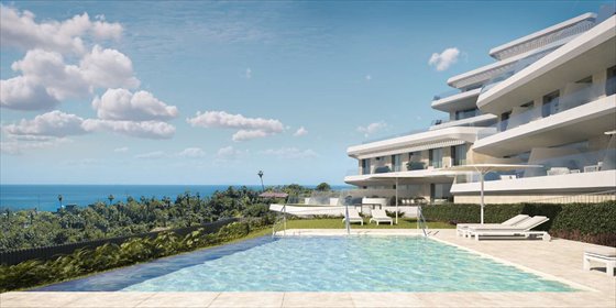 Panoramiczny apartament z basenem i widokiem na morze mieszkanie Resinera Voladilla, Resinera Voladilla, Estepona, Málaga