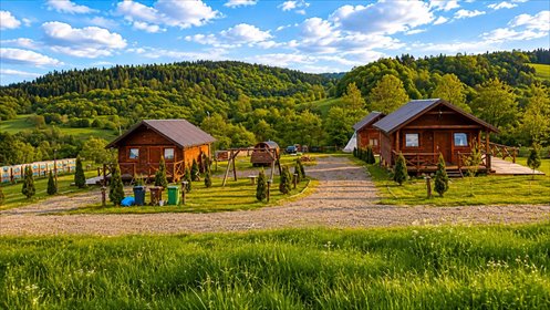 Inwestycja w Bieszczadach: 3 domki, sauna, jacuzzi dom Nowosiółki