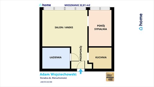 mieszkanie na sprzedaż 33m2 mieszkanie Rzeszów, Hetmańska