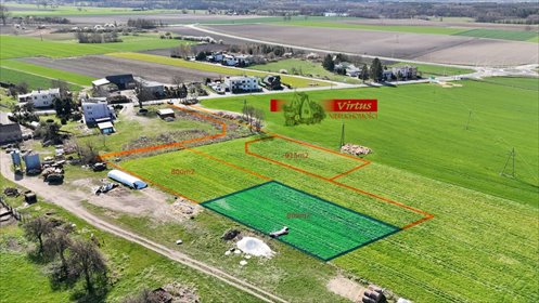 Działka 800 m² z pełnym uzbrojeniem w Pobiedziskach. działka Pobiedziska