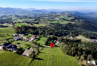 Malownicza działka 3 789 m² w Męcinie (widok na góry) działka Męcina