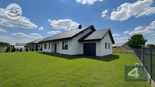 Nowoczesny dom parterowy 122,5 m² z garażem i dużą działką dom Buczek