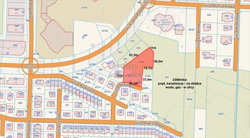 Działka 2398 m² z pozwoleniem na budowę w Wesołej. działka Warszawa, Wesoła, Stara Miłosna, Azaliowa