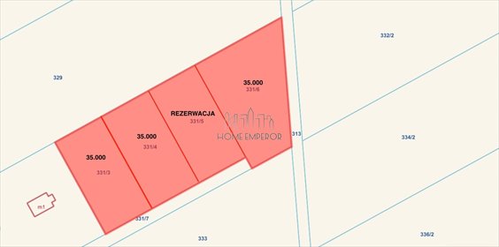 Działka 1235 m² w Czarniej - media w ulicy działka Czarnia