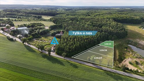 Działki budowlane w Warcz z MPZP, blisko Gdańska działka Warcz