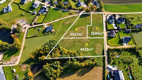 działka na sprzedaż 4425m2 działka Cieszenie