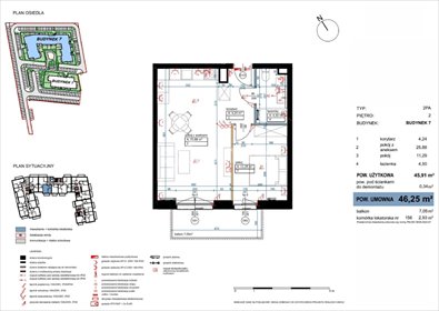 mieszkanie na sprzedaż 46m2 mieszkanie Garby