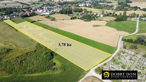 Do sprzedania atrakcyjna działka rolna 37 807 m² w Kalinowie działka Kalinowo