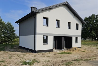 Na sprzedaż nowoczesny dom 79 m² z dużym ogrodem w Mokrem dom Mokre, 15-go Sierpnia