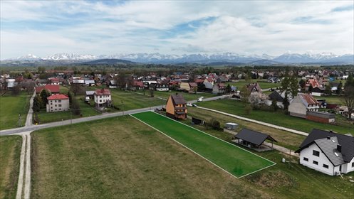 Działka budowlana z widokiem na Tatry, 1637 m² działka Czarny Dunajec
