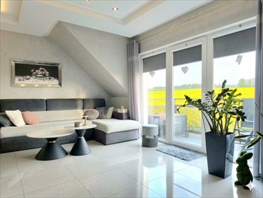 Do sprzedania przestronne 92 m² z klimatycznym strychem w Radunicy mieszkanie Radunica, Brzozowa