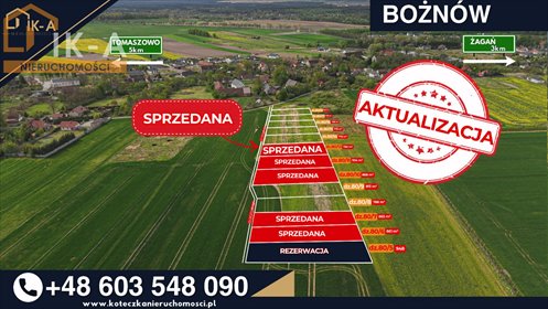 Działki pod zabudowę w Bożkowie - polecam działka Bożnów, Bożnów