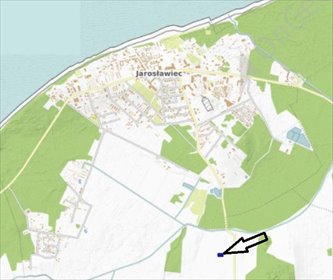 działka na sprzedaż 608m2 działka Jarosławiec
