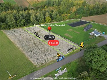 Sprzedam działkę 1461 m² w Lipnej Woli z dostępem do mediów działka Lipna Wola