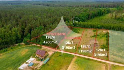 działka na sprzedaż 3198m2 działka Kopisk