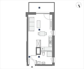 Nowoczesne 32 m² na Mokotowie, bez PCC, zapraszam mieszkanie Warszawa, Mokotów, Służewiec, Bokserska