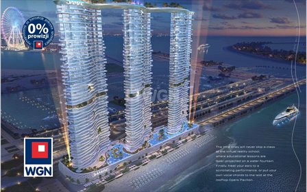 Nowoczesny apartament z widokiem na plażę polecam mieszkanie Dubaj Beachfront Dubai Marina, Beachfront, Dubai Marina
