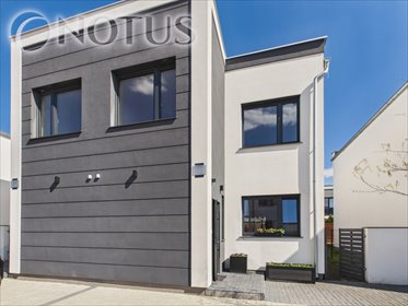 Nowoczesny dom z tarasem zimowym i 4 pokojami w Koninku dom Poznań