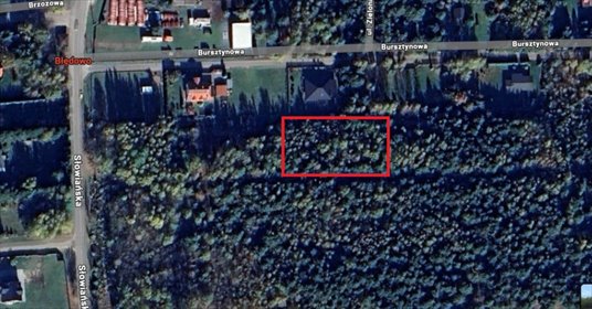 Sprzedam działkę 2046 m² w Błędowie z możliwością podziału działka Błędowo, Bursztynowa