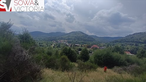 Widokowa działka 13 480 m² z planem zabudowy - polecam! działka Jedlina-Zdrój, Glinica