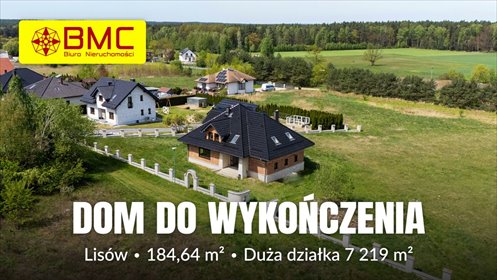 Na sprzedaż nowy dom z dużą działką 7219 m² w Lisowie dom Lisów, Kręta