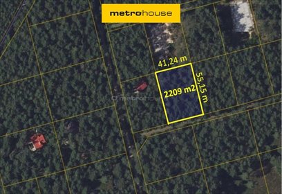 Działka leśna 2200 m² pod zabudowę letniskową zapraszam działka Popowo-Letnisko