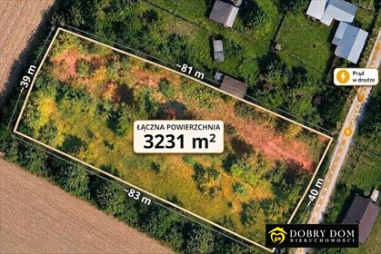 Do sprzedania duża działka 3231 m² w Tylwicy działka Tylwica